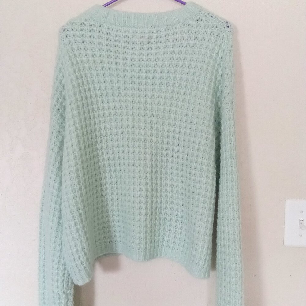 NWT..  WILD FABLE MINT GREEN KNITTED SWEATER - Picture 2 of 9